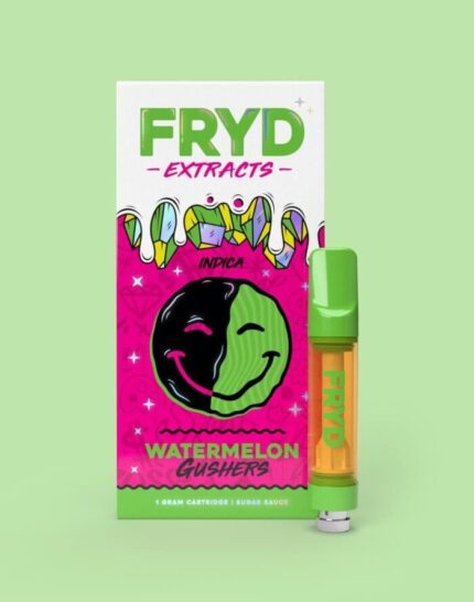 Watermelon Gushers Fryd Carts – 85% THC – Indica Vape Cartridge