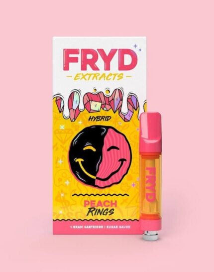 Peach Rings Fryd Carts – 85% THC – Hybrid Vape Cartridge