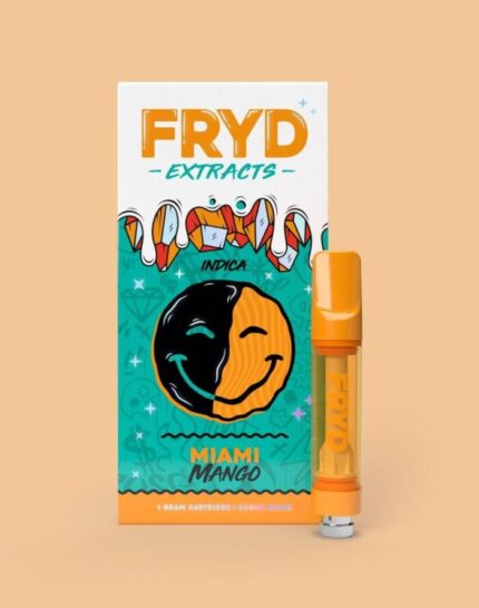 Miami Mango Fryd Carts – 85% THC – Indica Vape Cartridge