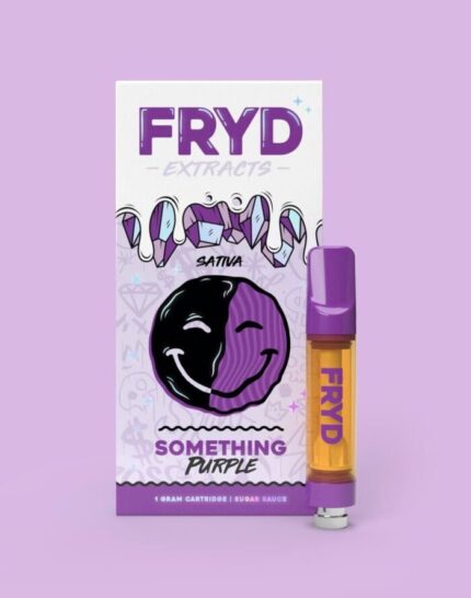 Something Purple Fryd Carts – 85% THC – Sativa Vape Cartridge