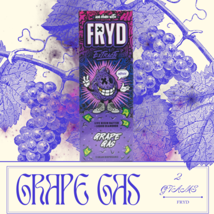 Grape Gas Fryd Disposable - 2G Indica Vape