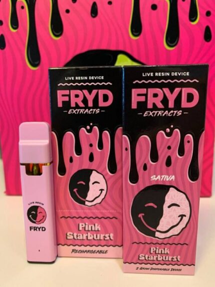 Pink Starburst Fryd Disposable – 2G Sativa Live Resin